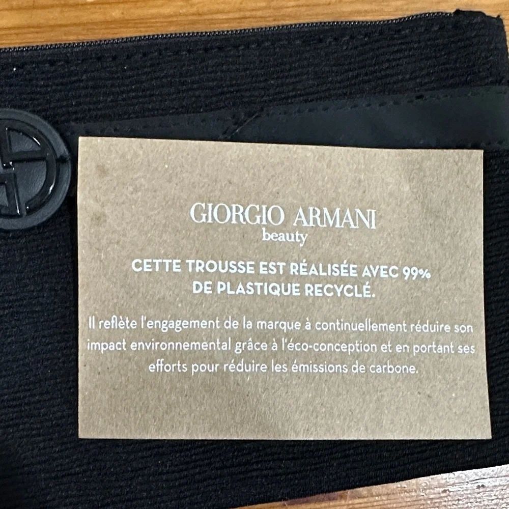 GIORGIO ARMANI. Beauty Black Makeup bag
